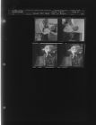 Woman typist; Man with engine (4 Negatives) (September 30, 1963) [Sleeve 77, Folder d, Box 30]